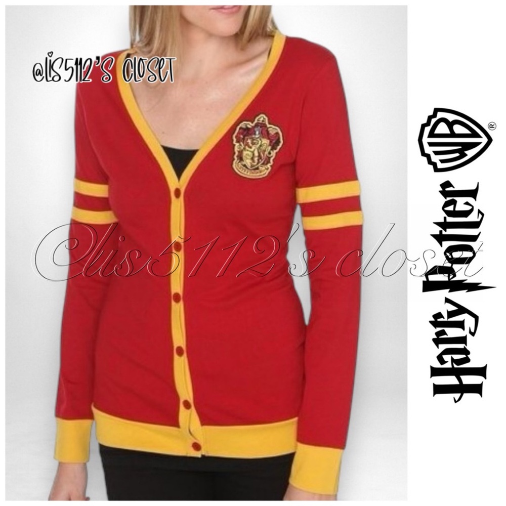 Warner Bros x Harry Potter Gryffindor Varsity Boyfriend Cardigan XXL 2X